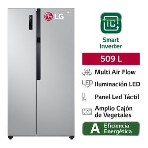 Refrigeradora LG 509 Litros LS51BPP Plateada