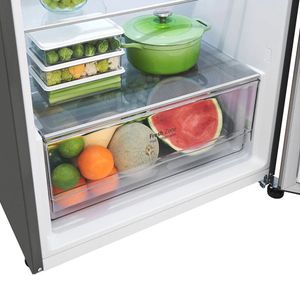 REFRIGERADORA LG TOP FREEZER GT37SGP 374L CON DOOR COOLING PLATEADA