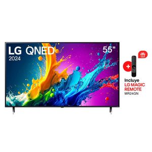 TELEVISOR LG 55” QNED 4K SMART TV CON THINQ AI 55QNED80TSA (2024)