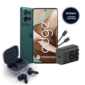 CELULAR DESBLOQUEADO MOTOROLA MOTO EDGE 50 XT2407-2  6.67" 512GB 12GB RAM VERDE JASPE