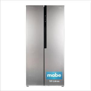 REGRIGERADORA MABE DE 511 LITROS SIDE BY SIDE NO FROST INVERTER MSD518LKRSS0 INOX