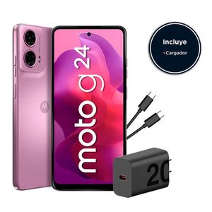 CELULAR DESBLOQUEADO MOTOROLA G24 XT2423-1   6.6” 256GB 4GB RAM LAVANDA