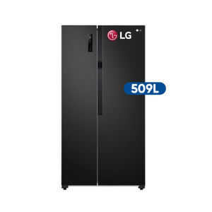 Refrigeradora LG Side By Side GS51MPD, 509L, Panel Led Táctil Negro 2024