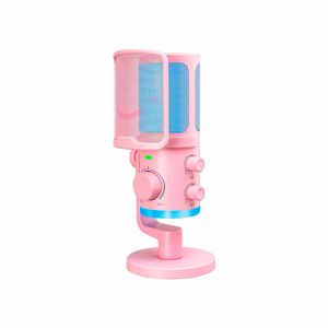 Microfono Fifine Am6 Condenser Pink