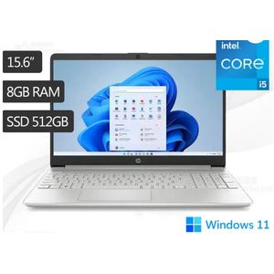 LAPTOP HP 15.6" Intel Core i5 11 Gen 8GB 512GB SSD (15-dy2503la)