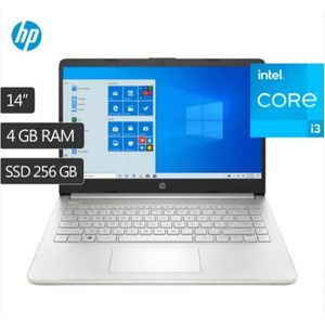 LAPTOP HP14" Intel Core i3 11°Gen 4GB 256GB SSD