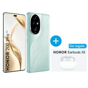 HONOR 200 Pro 12GB+512GB (ELP-NX9) + AUDIFONOS HONOR CHOICE Earbuds X5 DE REGALO