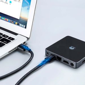 Cable Ugreen Usb-A 3.0 A Usb-A Macho 3M Black 90576