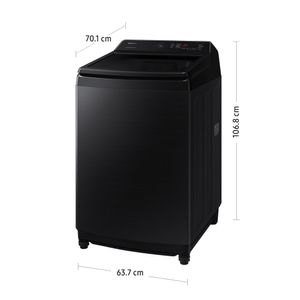 LAVADORA SAMSUNG 17 KG ECOBUBBLE WA17CG6441BVPE NEGRO