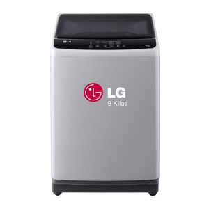 LAVADORA LG 9 KG CARGA SUPERIOR LAVADO RÁPIDO Y LIMPIEZA DE TINA WT9GL GRIS