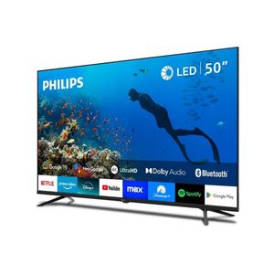 TELEVISOR PHILIPS LED 50” SMART TV CON GOOGLE TV 4K UHD 50PUD7019 + RACK FIJO C4-F GRATIS