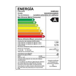 LAVADORA SAMSUNG 13 KG - WA13CG5441BDPE