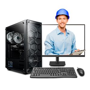 MI PC LISTA - PC Ingeniería y Diseño Core I7 12700F 32GB 1TB 24" IPS RTX4060 8GB MIPCLISTA - MI PC LISTA
