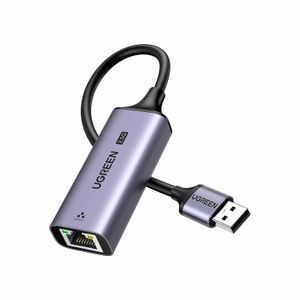 Adaptador Ugreen Usb 3.0 A Red Rj45 Velocidad 2.5G Negro Cm648-25051