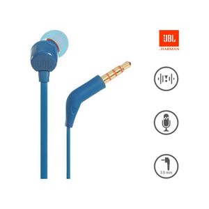 Audifonos Jbl Tune 110 Pure Bass Sound-Hans-Free Calls-Azul