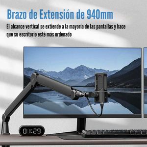 Brazo Para Microfono Fifine Bm66 Black