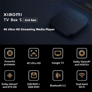 Xiaomi-Mi Tv Box S-4K Ultra-Hd-Black