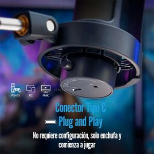 Microfono Gamer Fifine A8T Con Brazo Black