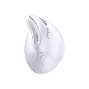 Mouse UGREEN Wireless 2.4 GHz & Bluetooth Vertical Ergonomic 5 Buttons MU008 White 45759
