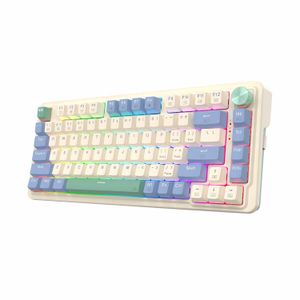 Teclado Gamer Redragon Ucal Pro Rgb Wireless Spanish K673Cpg Pastel