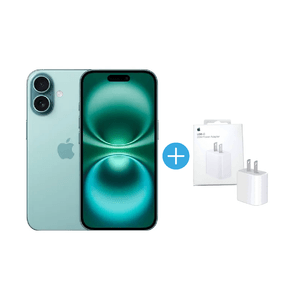 Celular Apple Iphone 16 6.1" 8GB 128GB Verde Azulado nanoSIM + Cargador