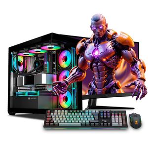 MI PC LISTA - PC Gamer Falkor RGB Plus Core i9 14900K 14th 32GB DDR5 1TB RTX5080 16GB GDDR7 27" 180Hz Curvo
