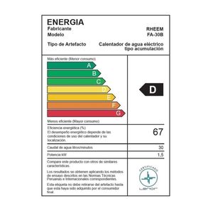 TERMA ELEC 30 L BRYANT ZAFIRO
