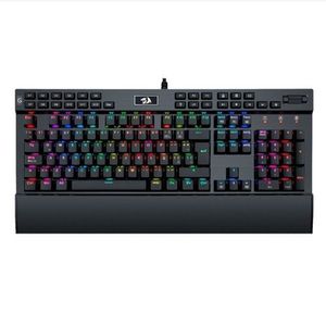 TECLADO GAMING REDRAGON YAMA BLACK K550, RGB, USB, COLOR NEGRO