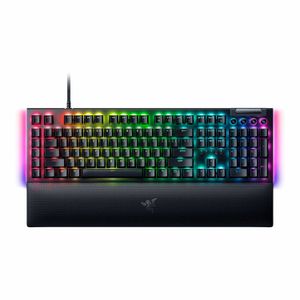 Teclado Gamer Razer Blackwidow V4 Mechanical Us Switch Yellow Chroma Black