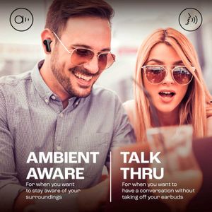 Audifonos Inalambricos JBL Wave Beam Perfect Fit IP54 Negro