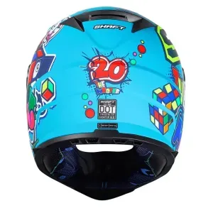 CASCO SHAFT 502 MASTER AZUL VISOR HUMO