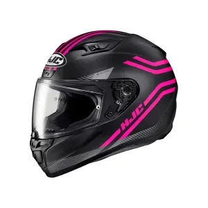 HJC I10 STRIX NEGRO/GRIS/FUCSIA