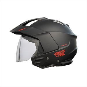 CASCO SH-227 SOLID NGR MAT/ROJO VI TRA