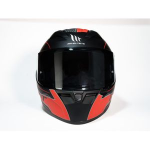 CASCO MT SEGMENT-DOT RACELINE ROJO MAT