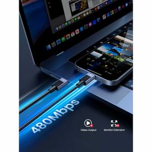 Cable USB-C a USB-C PD Ugreen M/M Carga Rapida 240W 1M L513-45067