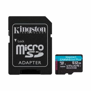 Memoria microSDXC Kingston Canvas Go Plus SDCG3 512 GB 170 MB/s UHS-I
