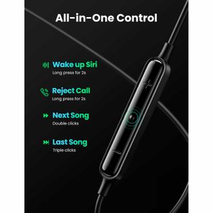 Audifonos Alambricos Ugreen USB-C In-Ear Con Microfono Negro EP103-30638