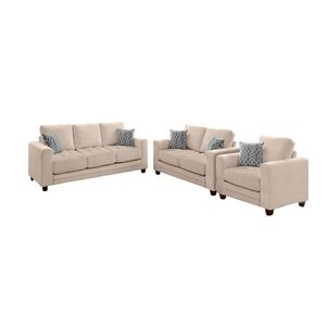 Juego de Sala Marruecos 3-2-1 - Beige Claro