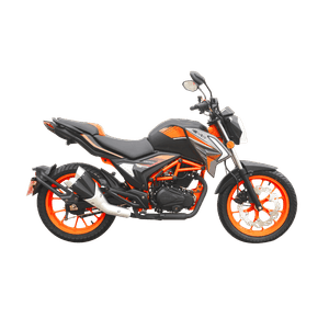 Moto Nexus 200SS Negro Anaranjado