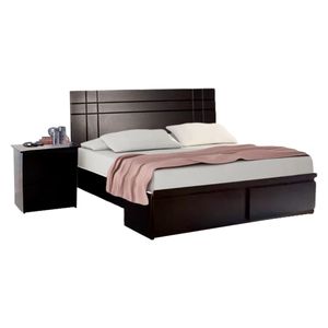 Juego de Dormitorio Throne 2 Plazas - Nogal