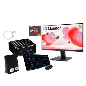 MINI PC DE ECRITORIO PROCESADOR RYZEN 5, 16GB RAM, SSD 250GB
