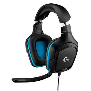 Audifonos Gaming Logitech G432, USB,Color Negro/Azul