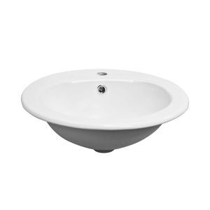 Ovalín De Sobreponer Bali Color Blanco