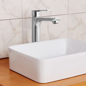 Monocomando Para Lavatorio Alta Glamour Vainsa