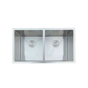 Lavadero 2 pozas inoxidable con desague Lever Vainsa