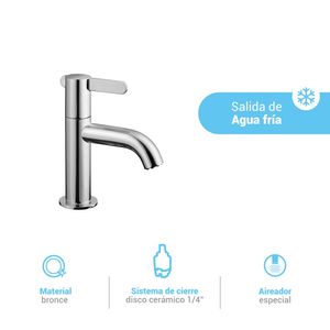 Llave Para Lavatorio Baja Cartagena Cromado Italgrif