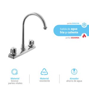 Mezcladora Para Lavadero Al Mueble Bávaro Cromado Italgrif