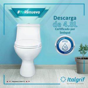 Inodoro Buzios Blanco Italgrif