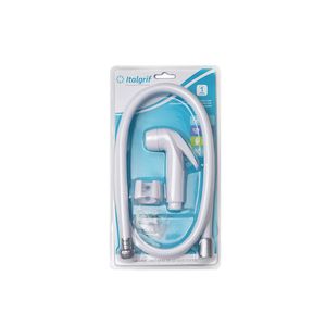 Duchita Bidet Abs Blanco C/ Manguera Reforzada Italgrif