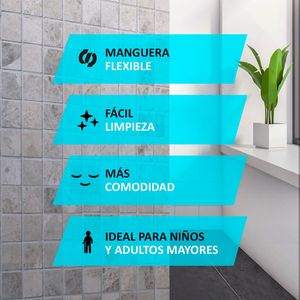 Ducha Teléfono Tecno C/Manguera Flexible Italgrif